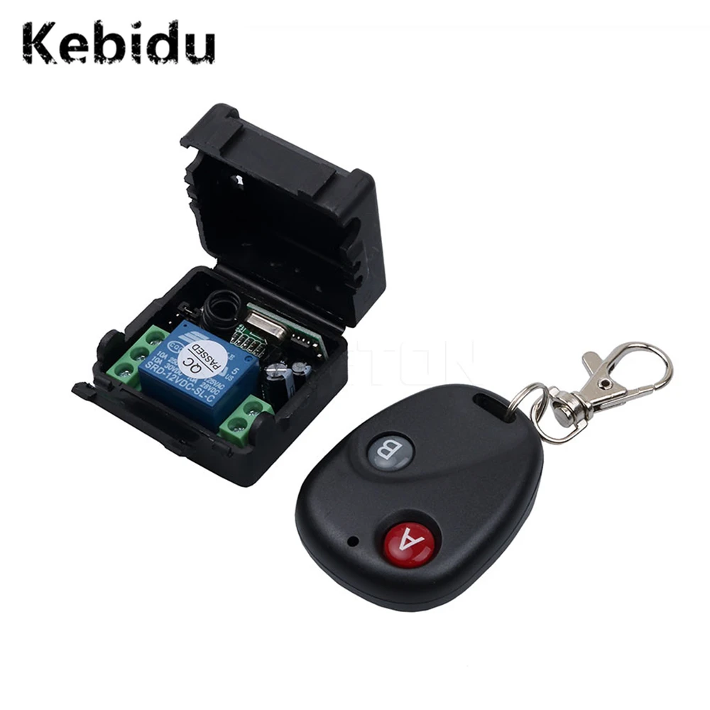kebidu Wireless Remote Control Switch Remote Controller DC12V 10A 433MHz Telecomando Transmitter with Receiver
kebidu Wireless Remote Control Switch Remote Controller DC12V 10A 433MHz Telecomando Transmitter with Receiver