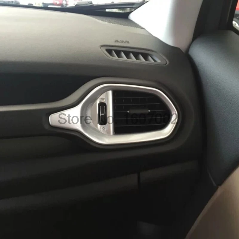 For Jeep Renegade 2016 Side Air Vent Outlet Cover Left-driving Interior Decoration Car Accessories | Автомобили и мотоциклы