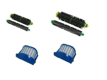 Aerovac Filter +Bristle Brush and Flexible Beater Brush for iRobot Roomba 500 Series robots with green cleaning head modules
Aerovac Filter +Bristle Brush and Flexible Beater Brush for iRobot Roomba 500 Series robots with green cleaning head modules
