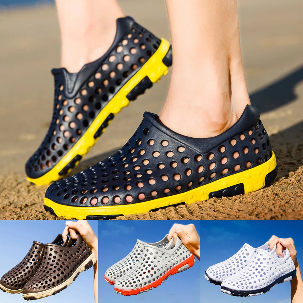 women's shoes summer Casual Men's Flat Breathable Antiskid Waterproof Light Beach Hole Shoes woman
women's shoes summer Casual Men's Flat Breathable Antiskid Waterproof Light Beach Hole Shoes woman