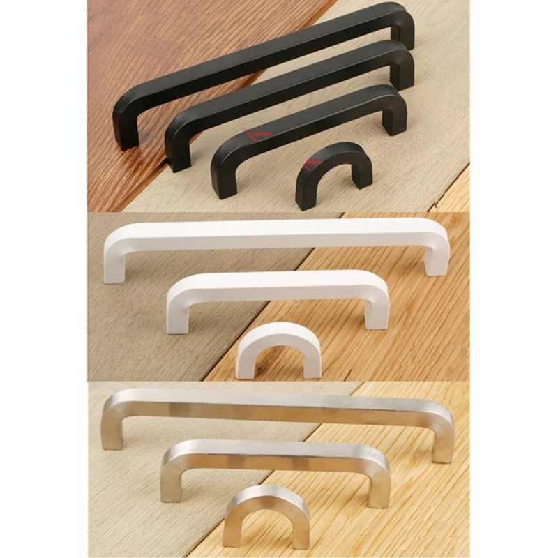 2Pcs/Lot 304 Stainless Steel Square bent Furniture Closet Cupboard Cabinet door pull handle North European
2Pcs/Lot 304 Stainless Steel Square bent Furniture Closet Cupboard Cabinet door pull handle North European