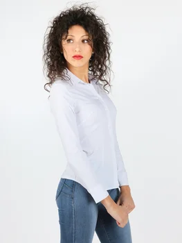 SOLADA spring summer woman shirt white solid shirt slim simple woman long sleeve shirt
SOLADA spring summer woman shirt white solid shirt slim simple woman long sleeve shirt