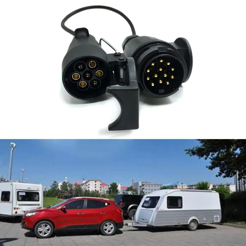 7 Pin To 13 Pin Trailer Adapter Lead Converter With Cable Wiring Connector 12V Plug Socket
7 Pin To 13 Pin Trailer Adapter Lead Converter With Cable Wiring Connector 12V Plug Socket