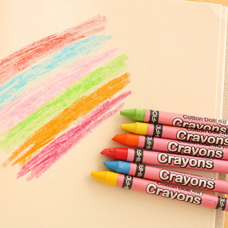 48 X Mini Crayons de couleur enfants écoliers Art Craft Fun crayon 