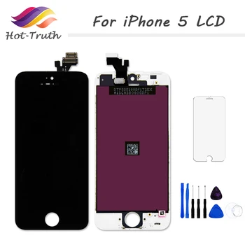 Ht-Truth 5PCS/LOT Pantalla For iPhone 5 LCD Display Touch Screen Complete Assembly Tempered Glass+ Repair Tools Free Shipping
Ht-Truth 5PCS/LOT Pantalla For iPhone 5 LCD Display Touch Screen Complete Assembly Tempered Glass+ Repair Tools Free Shipping