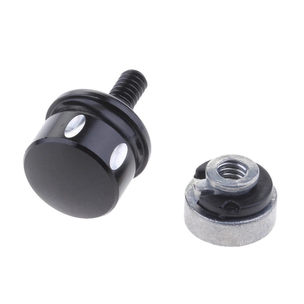Black Aluminum Seat Mount Bolt Screw Cap Nut For Sportster Widely Used Provide Mounting Point Stronger metal construction Black Aluminum Seat Mount Bolt Screw Cap Nut For Sportster Widely Used Provide Mounting Point Stronger metal construction