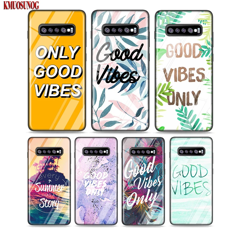 Black Silicone Case Good Vibes Fashion for Samsung Galaxy Note 10 9 8 Pro M30 M20 S10E S10 5G S9 S8 S7 Plus Cover
Black Silicone Case Good Vibes Fashion for Samsung Galaxy Note 10 9 8 Pro M30 M20 S10E S10 5G S9 S8 S7 Plus Cover