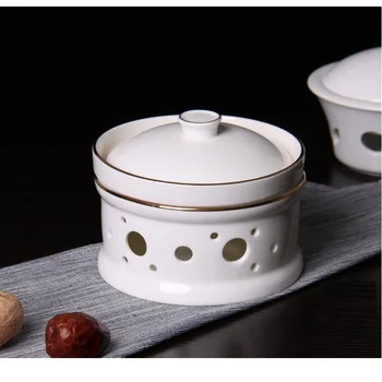 Ceramic candle alcohol stove Phnom Penh stew soup bowl of sea cucumber millet SOUP cup nest moon fin heating insulation Cup
Ceramic candle alcohol stove Phnom Penh stew soup bowl of sea cucumber millet SOUP cup nest moon fin heating insulation Cup