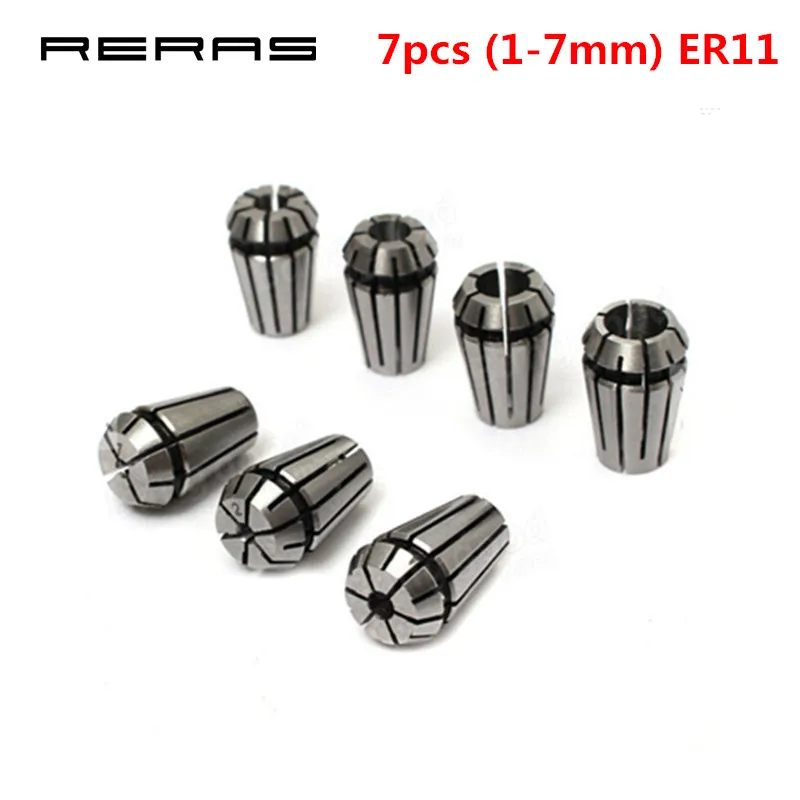 (7pcs) ER11 1-7mm Spring Collet Tool Set Chuck Collet for CNC Milling Lathe Tools Kit 1mm 2mm 3mm 4mm 5mm 6mm 7mm
(7pcs) ER11 1-7mm Spring Collet Tool Set Chuck Collet for CNC Milling Lathe Tools Kit 1mm 2mm 3mm 4mm 5mm 6mm 7mm