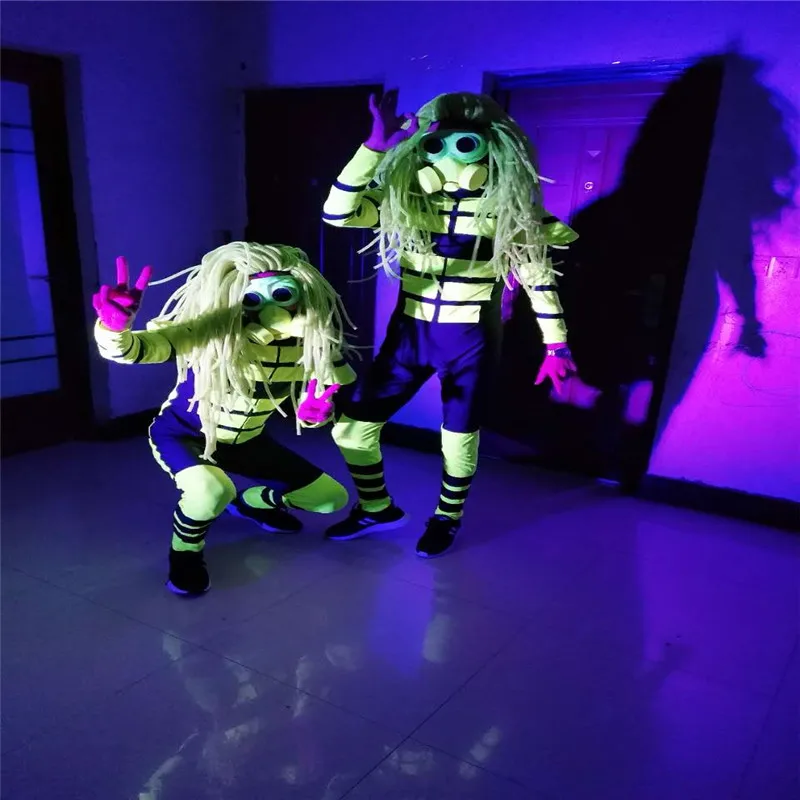 R2 Robot men stage wears outfits dj singer performance dance costumes luminous green hairs party wears dresses bodysuit rave ds
R2 Robot men stage wears outfits dj singer performance dance costumes luminous green hairs party wears dresses bodysuit rave ds