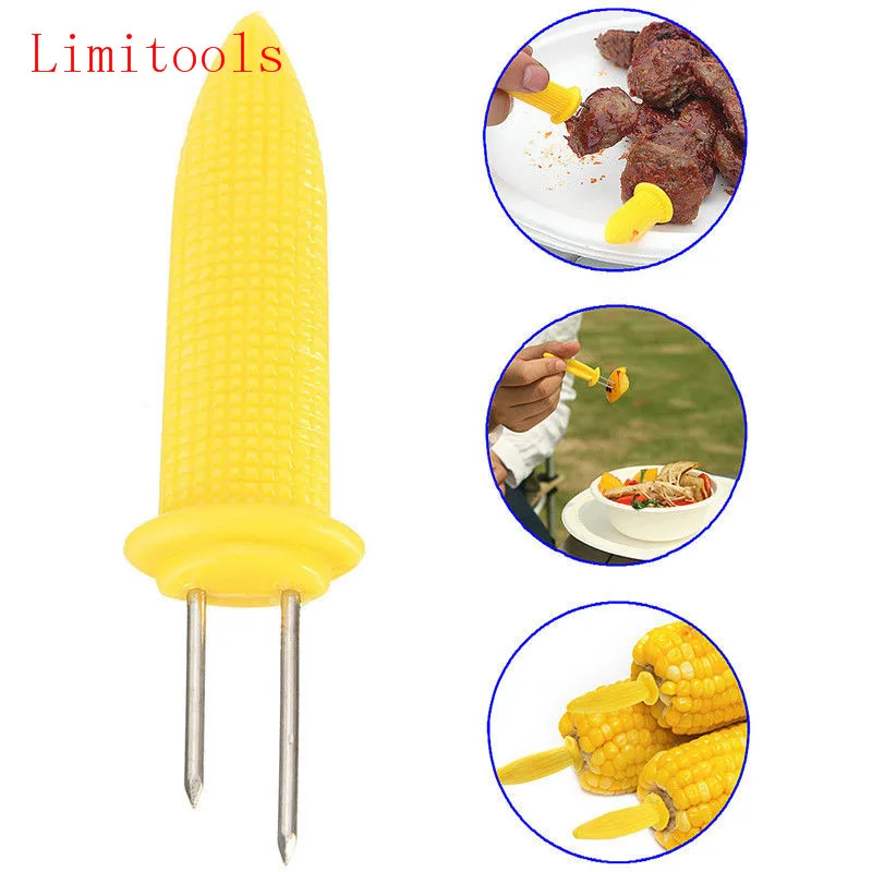 6Pcs/Set Twin Prong Skewers Barbecue Fork Fruit Corn Holder BBQ Fork Garpu Tool Jumbo Corn on the Cob Holders
6Pcs/Set Twin Prong Skewers Barbecue Fork Fruit Corn Holder BBQ Fork Garpu Tool Jumbo Corn on the Cob Holders