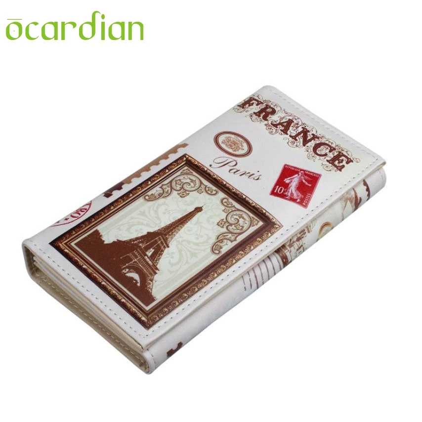 OCARDIAN New Fashion Iron Tower Prints Women Long Wallet Clutch PU Leather Card Purse Bag Monedero 11S60928 Mar 21 
OCARDIAN New Fashion Iron Tower Prints Women Long Wallet Clutch PU Leather Card Purse Bag Monedero 11S60928 Mar 21