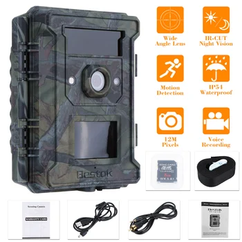 12Mp 720P Wide Angle Hd Ir Hunting Trail Camera Ir Waterproof Game Led Screen Security Scouting Hunting Camera With 8Gb Sd Card
12Mp 720P Wide Angle Hd Ir Hunting Trail Camera Ir Waterproof Game Led Screen Security Scouting Hunting Camera With 8Gb Sd Card