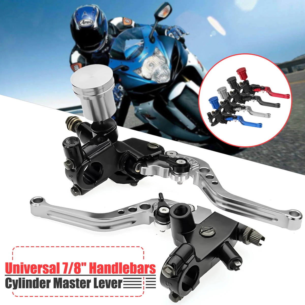 1Pair Universal All 7/8'' Motorcycle Brake Clutch Master Cylinder Lever Reservoir Kit New Motorbike Handlebar Brake For Yamaha
1Pair Universal All 7/8'' Motorcycle Brake Clutch Master Cylinder Lever Reservoir Kit New Motorbike Handlebar Brake For Yamaha