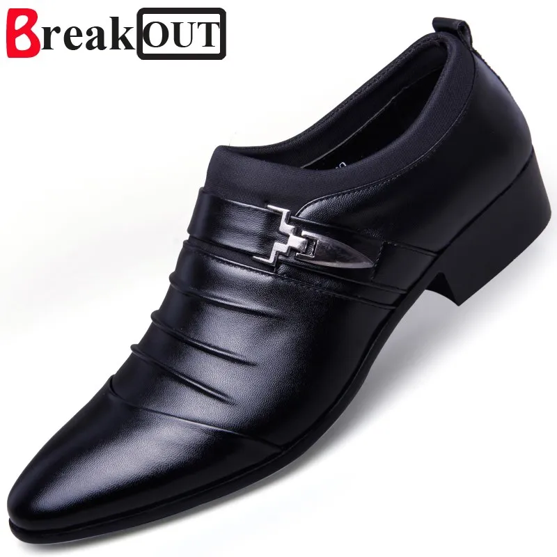 Break Out New Men Oxfords for Men Dress Shoes Business Leather Breathable Lace Up Men Shoes 3 Colors 
Break Out New Men Oxfords for Men Dress Shoes Business Leather Breathable Lace Up Men Shoes 3 Colors