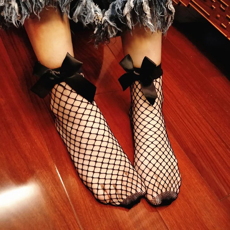 david angie Women Lace Black Bowknot Fishnet Socks Lady Girls Thin Hollow Mesh Short Ankle Socks Spring Summer, 1Yc2271
david angie Women Lace Black Bowknot Fishnet Socks Lady Girls Thin Hollow Mesh Short Ankle Socks Spring Summer, 1Yc2271
