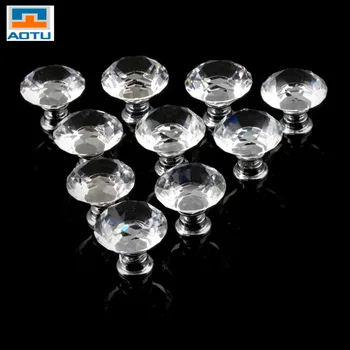 AOTU 1pack/10 Pcs 30mm Diamond Shape Crystal Glass Drawer Cabinet Knob Pull Handle Kitchen Door Wardrobe Hardware Furniture Hot
AOTU 1pack/10 Pcs 30mm Diamond Shape Crystal Glass Drawer Cabinet Knob Pull Handle Kitchen Door Wardrobe Hardware Furniture Hot