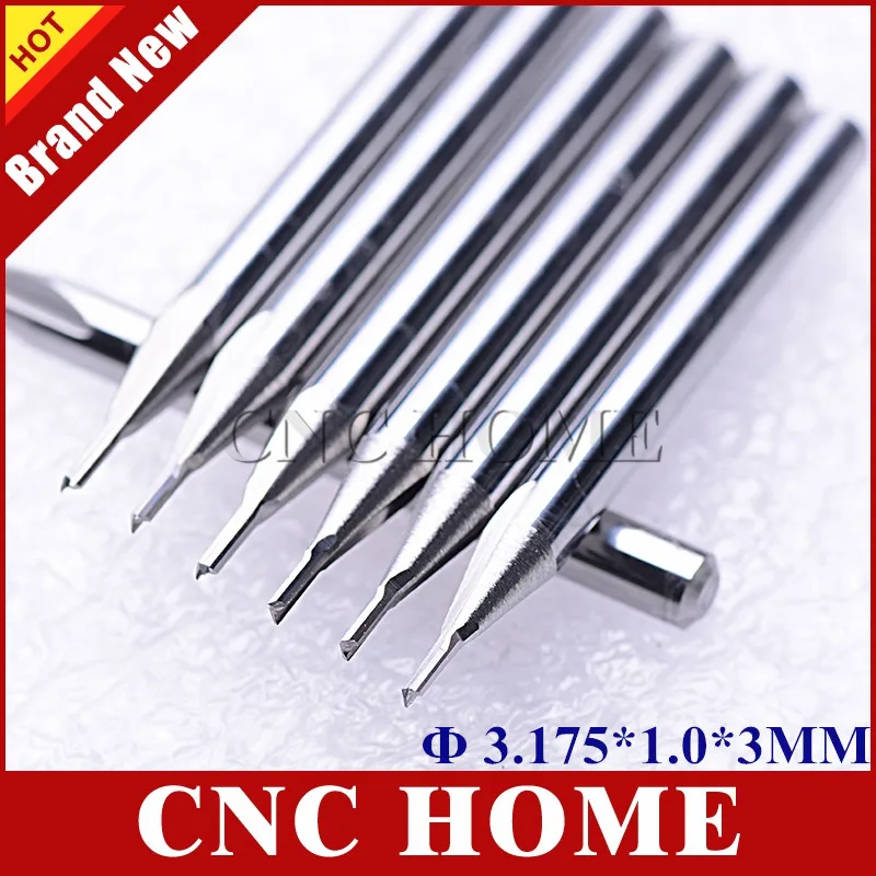 10pcs 3.175*1.0*3MM 2 Straight Flute Milling Cutter, CNC Engraving Tools, Wood Router Bits, Carving Foam, EVA, Plywood, MDF, PVC
10pcs 3.175*1.0*3MM 2 Straight Flute Milling Cutter, CNC Engraving Tools, Wood Router Bits, Carving Foam, EVA, Plywood, MDF, PVC