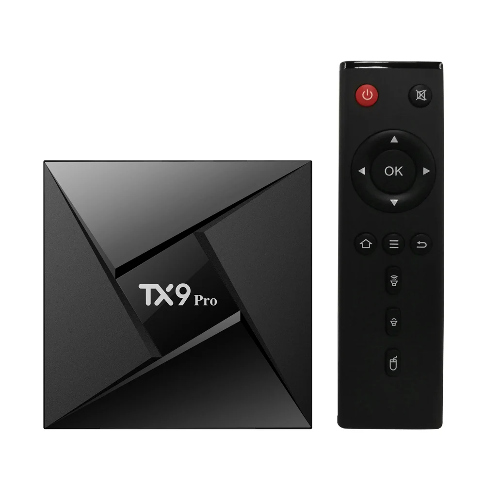 

TX9 PRO Android 7.1 Smart TV Box 3GB RAM 32GB ROM Amlogic S912 Octa core 2.4G/5G WIFI 1000M LAN Bluetooth 4.1 4K HD Media Player