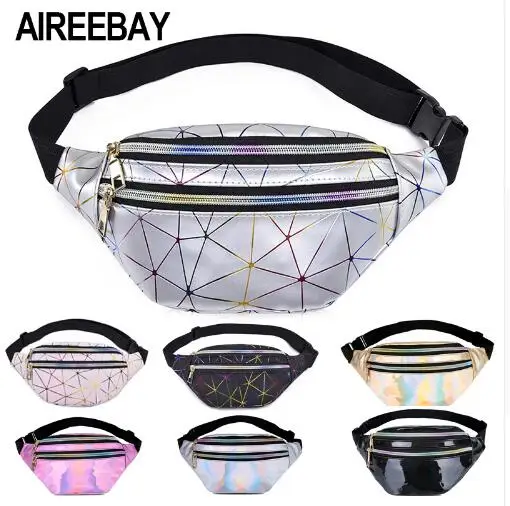 Waist Bags Women Pink Silver Fanny Pack Female Belt Bag Black Geometric Waist Packs Laser Chest Phone Pouch
Waist Bags Women Pink Silver Fanny Pack Female Belt Bag Black Geometric Waist Packs Laser Chest Phone Pouch