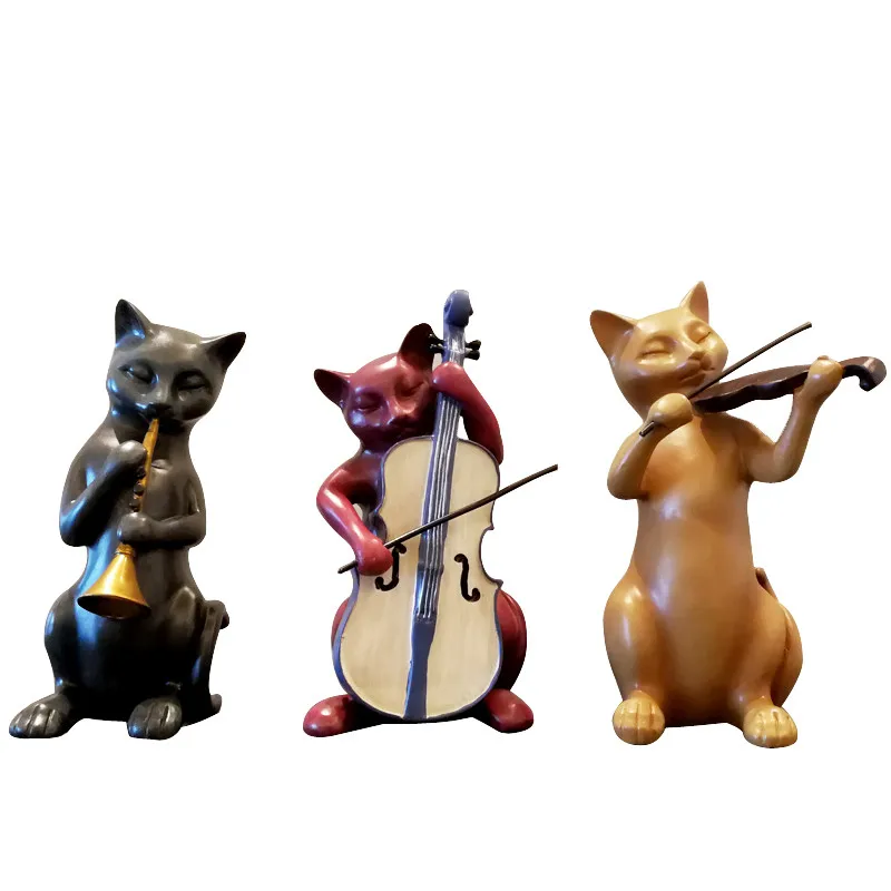 resin three cats music ornaments set European home decoration animals furnishings Creative birthday children gifts
resin three cats music ornaments set European home decoration animals furnishings Creative birthday children gifts
