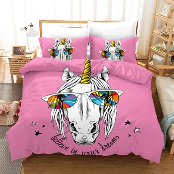FANAIJIA 3d unicorn bedding set Quilt Cover and Pillowcases Bed Sets comforter bedding sets queen size
FANAIJIA 3d unicorn bedding set Quilt Cover and Pillowcases Bed Sets comforter bedding sets queen size