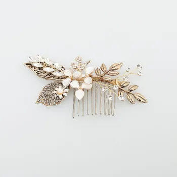Vintage Floral Bridal Hair Comb Leaf Branch Wedding Headpiece Hair Accessories 2017
Vintage Floral Bridal Hair Comb Leaf Branch Wedding Headpiece Hair Accessories 2017