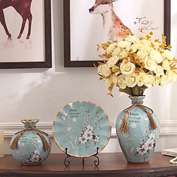 3pcs/Set Hand painted ceramic vase Antique Porcelain flower with vase vases for flowers wedding decoration home decor moderno
3pcs/Set Hand painted ceramic vase Antique Porcelain flower with vase vases for flowers wedding decoration home decor moderno