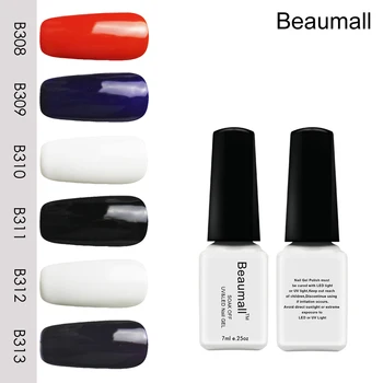 Beaumall Nail Art Gel Series Color#B308~B316, 7ml Volume Soak Off UV&LED Gel Lacquers Nail Polishes
Beaumall Nail Art Gel Series Color#B308~B316, 7ml Volume Soak Off UV&LED Gel Lacquers Nail Polishes