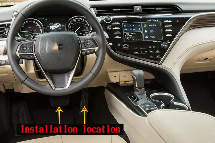 Steel Fuel Brake Accelerator Foot Rest Pedal Pad Plate Trim AT For Toyota Camry 2019 Avalon 2019 For Lexus ES 2019 LS 2018 2019
Steel Fuel Brake Accelerator Foot Rest Pedal Pad Plate Trim AT For Toyota Camry 2019 Avalon 2019 For Lexus ES 2019 LS 2018 2019