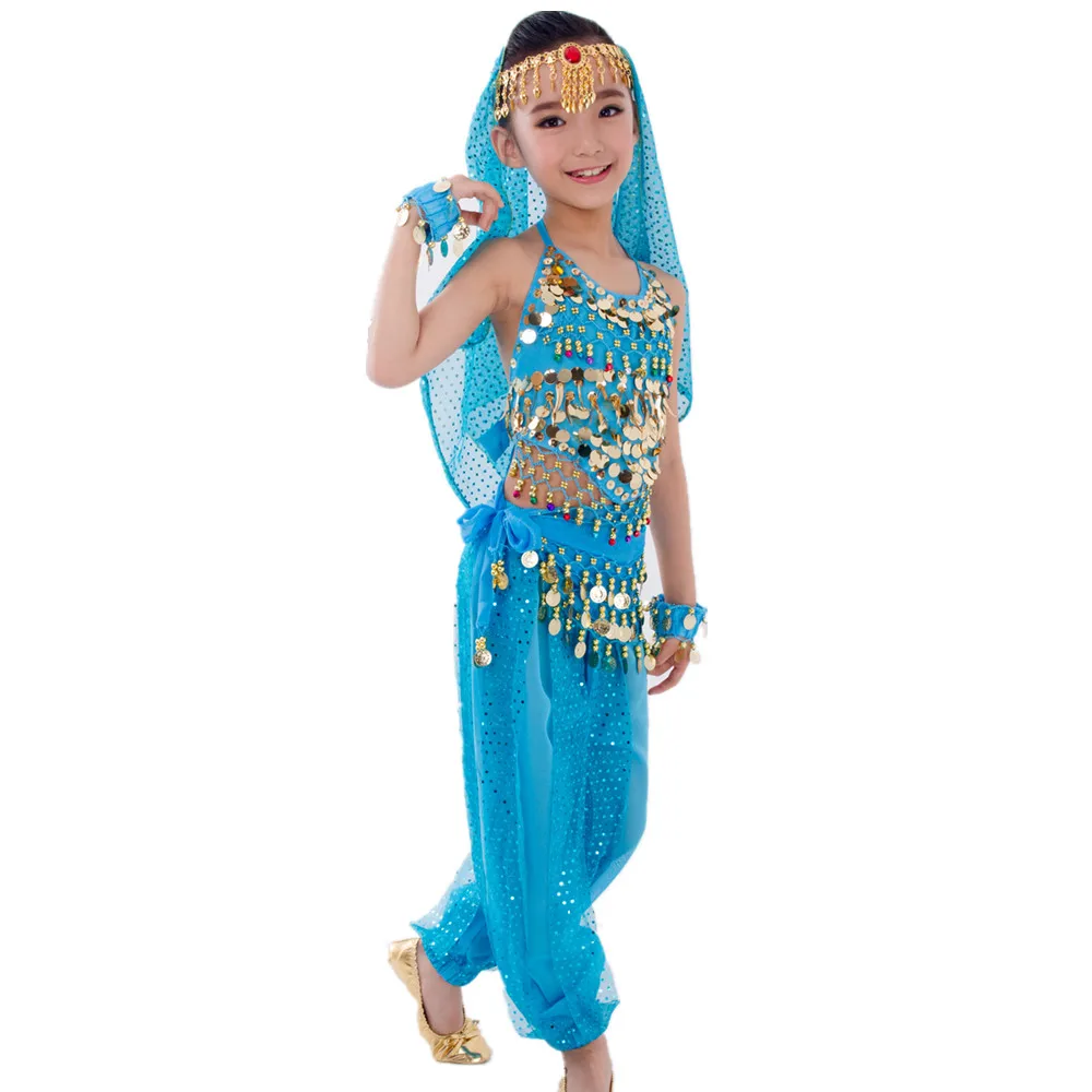 Детские костюмы для танца живота 6 цветов|kids belly dance costumes|belly costumeskid |