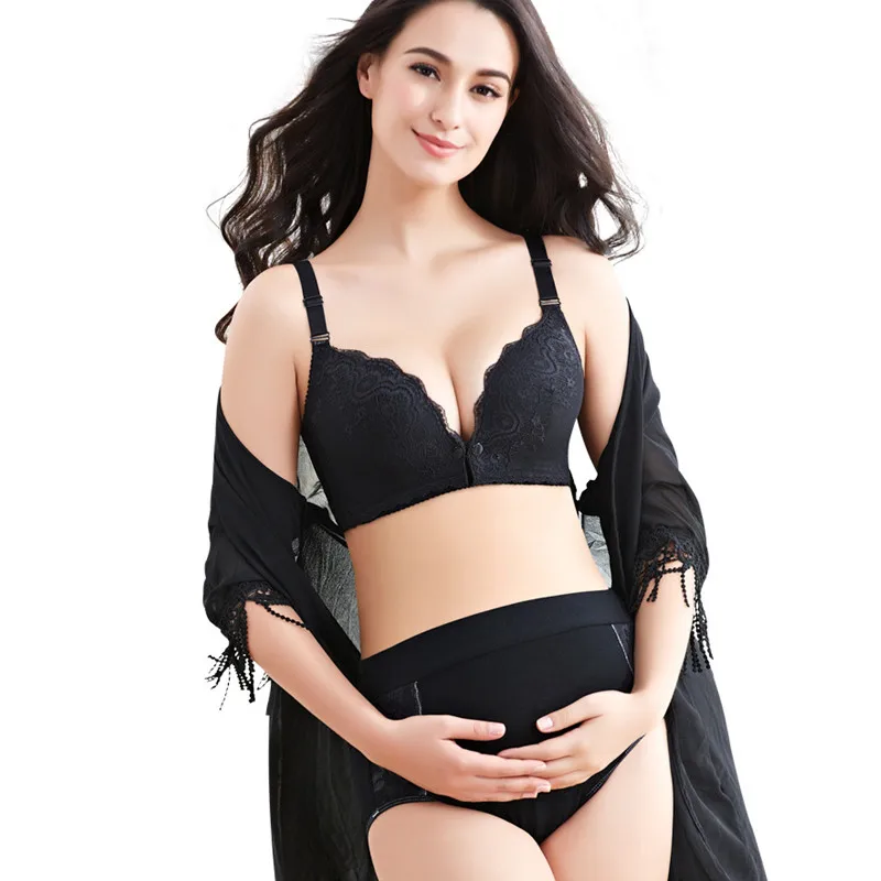 Pregnant women bra set pregnancy lactation underwear before buckle cotton feeding bras lactation hands free pumping bra open cup 
Pregnant women bra set pregnancy lactation underwear before buckle cotton feeding bras lactation hands free pumping bra open cup