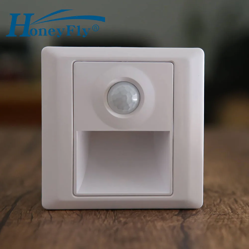 HoneyFly LED IR Sensor Stair Light 1W 110-265V PIR Sensor LED Footlight Motion Sensor Step Lamp LED Sensorlu Lamba Merdiven Icin
HoneyFly LED IR Sensor Stair Light 1W 110-265V PIR Sensor LED Footlight Motion Sensor Step Lamp LED Sensorlu Lamba Merdiven Icin