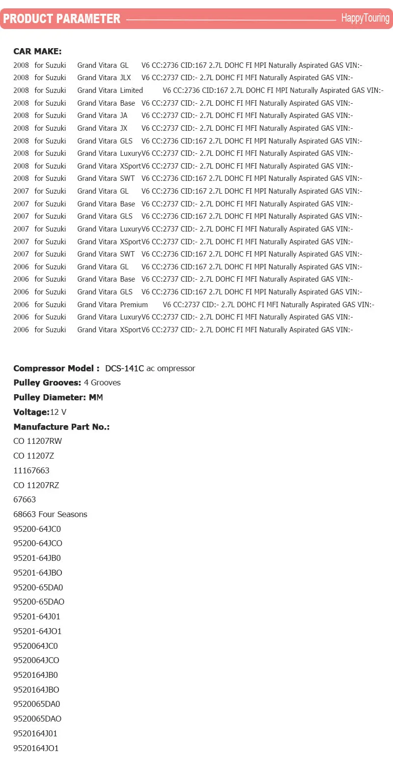 PRODUCT PARAMETER 4