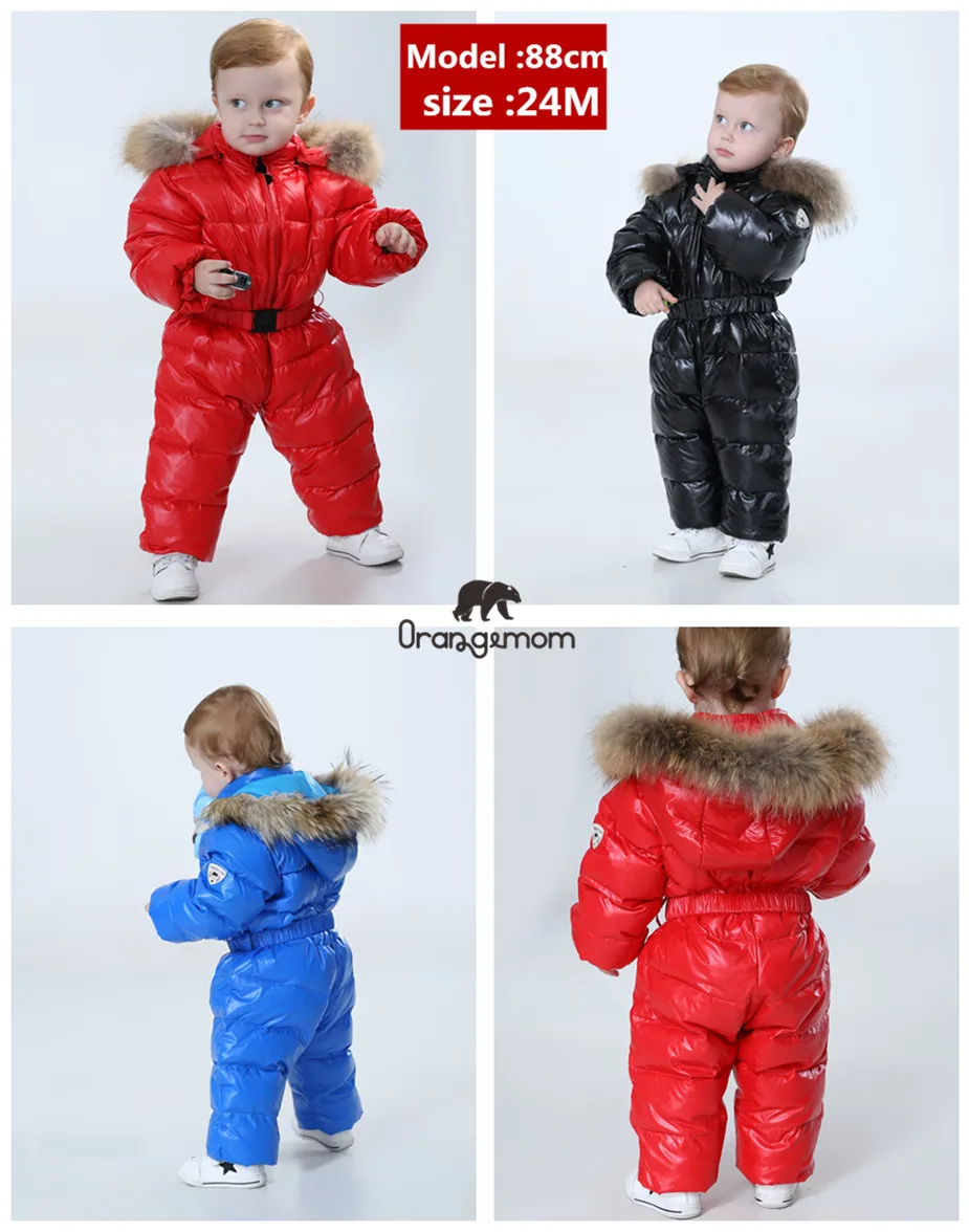 Orangemom/Официальный магазин детский зимний комбинезон Теплая Верхняя одежда и