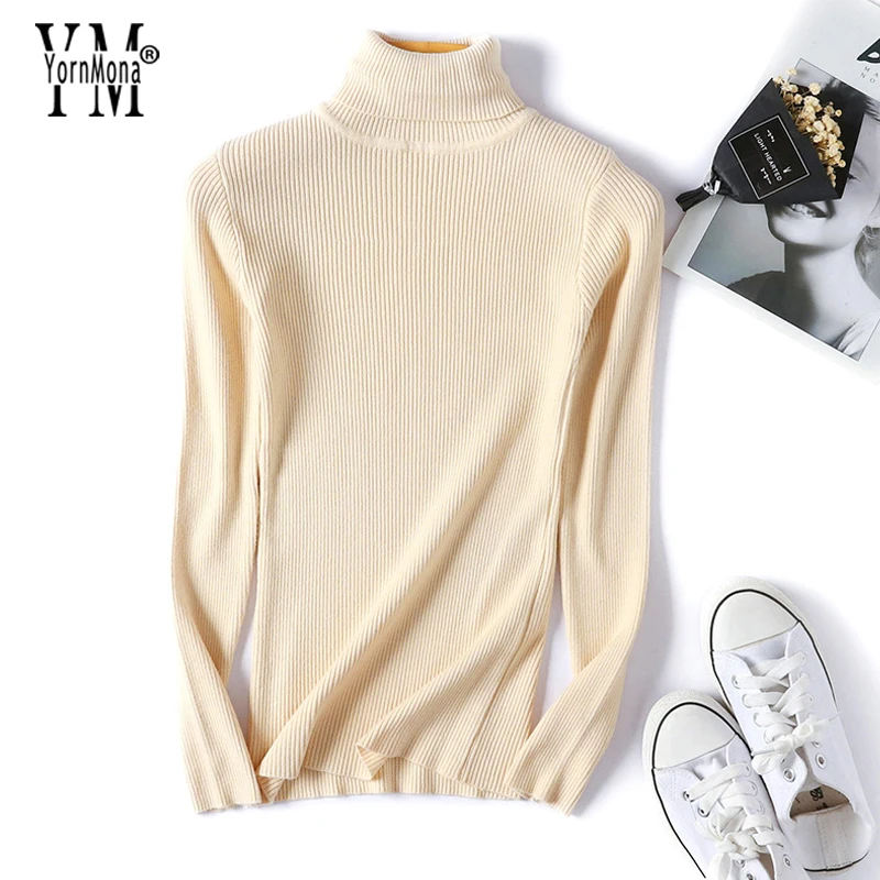YornMona Soft Skinny Turtleneck Sweater Women 2019 New Basic Korean Style Pullover Winter Tops High Quality Women Sweater Tricot
YornMona Soft Skinny Turtleneck Sweater Women 2019 New Basic Korean Style Pullover Winter Tops High Quality Women Sweater Tricot