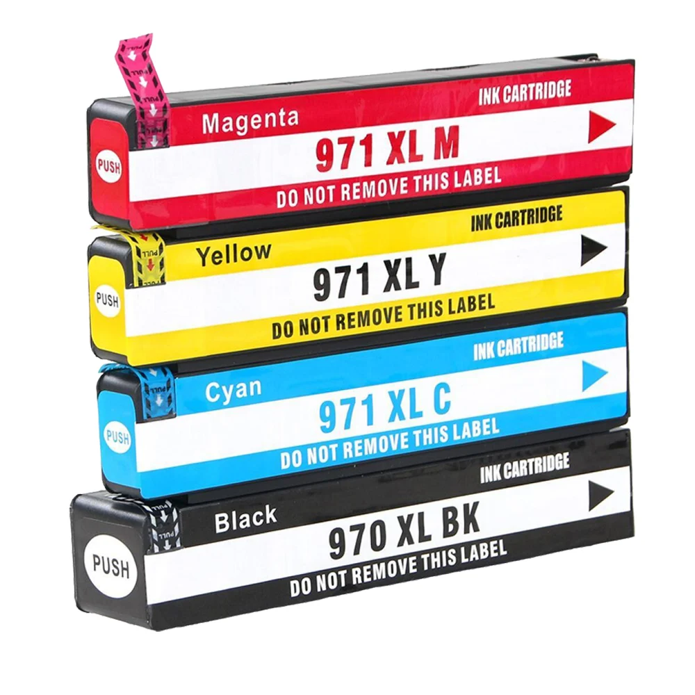 compatible ink cartridge 5 pcs 2b+1c+1m+1y HP970 HP970XL HP971 HP971XL HP Officejet Pro X451dn X451dw X476dn X476dw
compatible ink cartridge 5 pcs 2b+1c+1m+1y HP970 HP970XL HP971 HP971XL HP Officejet Pro X451dn X451dw X476dn X476dw