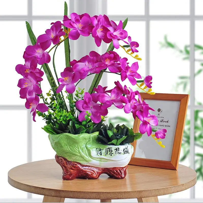 Modern Ceramic Vase Ornaments Artwork Livingroom Flower Arrangement Dried Fake Flowerpot Hotel Home Furnishings Decoration Craft
Modern Ceramic Vase Ornaments Artwork Livingroom Flower Arrangement Dried Fake Flowerpot Hotel Home Furnishings Decoration Craft