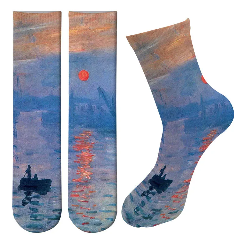 Hot New 3D Printed Retro Painting Art Crew Cotton Socks Men Funny Women Long Socks Fashion Oil Painting Tube Long Socks H-ZWL02
Hot New 3D Printed Retro Painting Art Crew Cotton Socks Men Funny Women Long Socks Fashion Oil Painting Tube Long Socks H-ZWL02