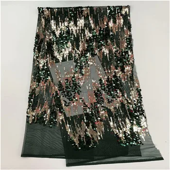 Nigerian Lace Fabric 2019 black gold High Quality African Tulle Lace Fabric With 3D Sequins French Net Lace For Wedding Dress
Nigerian Lace Fabric 2019 black gold High Quality African Tulle Lace Fabric With 3D Sequins French Net Lace For Wedding Dress