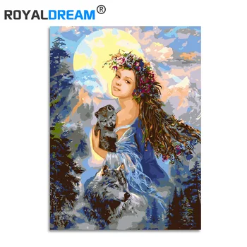 ROYALDREAM Forest Girl DIY Painting By Numbers Canvas Painitng Home Wall Art Picture Coloring By Numbers For Home Decor
ROYALDREAM Forest Girl DIY Painting By Numbers Canvas Painitng Home Wall Art Picture Coloring By Numbers For Home Decor