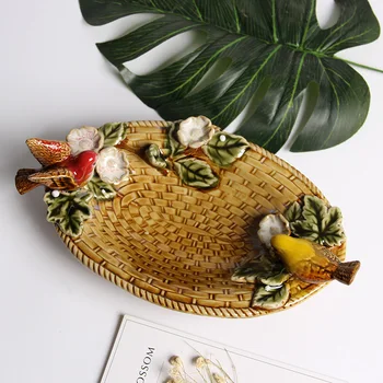 Creative 2 Vivid Birds Ceramic Fruit Candy Dessert Ornament Handmade Soap Porcelain Plate Crafts Home Decor Wedding Decoration
Creative 2 Vivid Birds Ceramic Fruit Candy Dessert Ornament Handmade Soap Porcelain Plate Crafts Home Decor Wedding Decoration