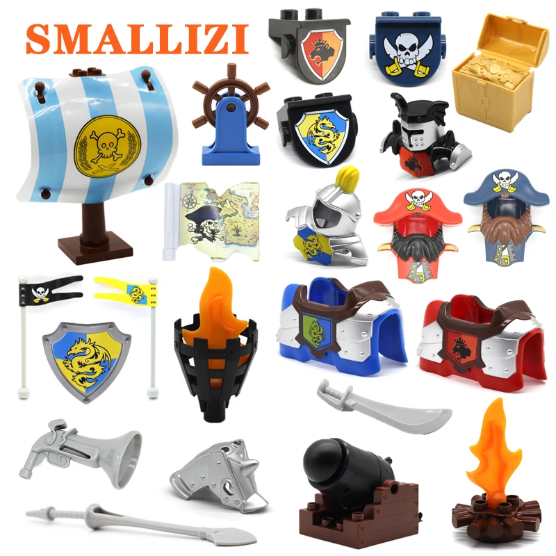Pirate Series Large Particles Cannon Torch Treasure Arms DIY Brick set Model Building Big Blocks Education Diy Blocks Toys Gifts
Pirate Series Large Particles Cannon Torch Treasure Arms DIY Brick set Model Building Big Blocks Education Diy Blocks Toys Gifts