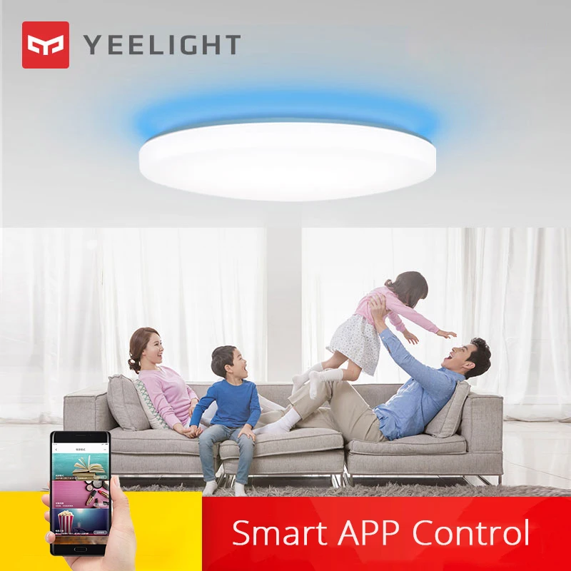 Original Xiaomi Mijia Yeelight Smart Ceiling Light Lamp Remote Mi APP WIFI Bluetooth Control Smart LED Color IP60 Dustproof
Original Xiaomi Mijia Yeelight Smart Ceiling Light Lamp Remote Mi APP WIFI Bluetooth Control Smart LED Color IP60 Dustproof