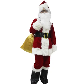 9 in 1 Adult Santa Claus Costume Christmas Costume Funny Dress Cosplay Xmas Suit For Men And Women
9 in 1 Adult Santa Claus Costume Christmas Costume Funny Dress Cosplay Xmas Suit For Men And Women