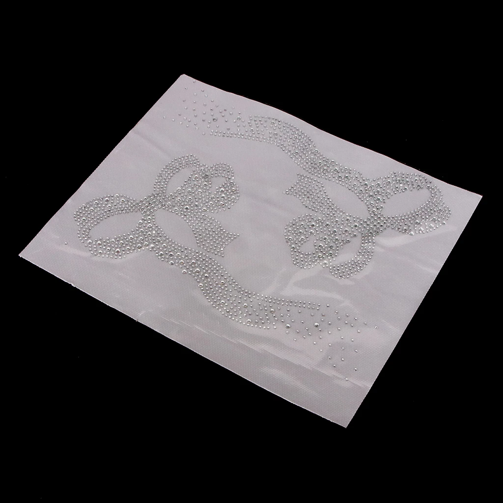 Fashion Hotfix Rhinestones,Heat Transfer Design Iron on Motifs,Rhinestone Applique Patch Sewing Accessories