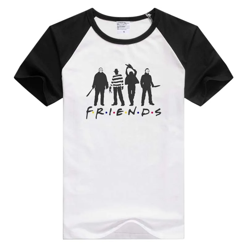 FRIENDS Horror short sleeve Men Women T-shirt Tshirt Cool Print Tops Tees Novelty tee funny design GA1377
FRIENDS Horror short sleeve Men Women T-shirt Tshirt Cool Print Tops Tees Novelty tee funny design GA1377