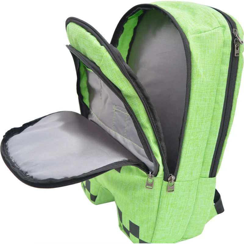 Minecraft Backpacks High Quality Green School Bag Oxford Bags Teenagers Book Rucksacks Accessory MineCraft Game For Kids
Minecraft Backpacks High Quality Green School Bag Oxford Bags Teenagers Book Rucksacks Accessory MineCraft Game For Kids