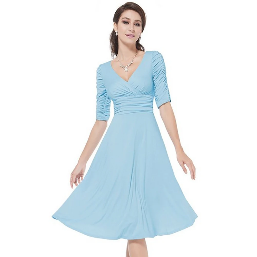 1 pc Elegant Black Milk Silk Slim Half Sleeve Knee Length Dresses Women Casual gowns Girl Fashion Dress Summer Party Dress
1 pc Elegant Black Milk Silk Slim Half Sleeve Knee Length Dresses Women Casual gowns Girl Fashion Dress Summer Party Dress