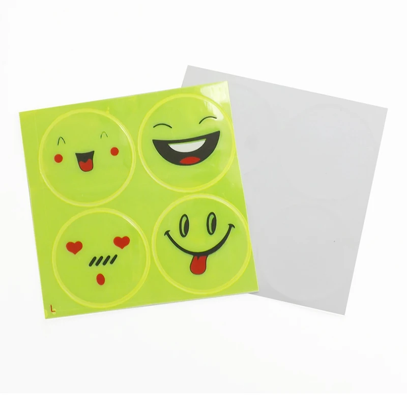 5pcs Reflective Sticker Lovely Smile Faces For Motorcycle Bicycle Car Bags Kids Toy Safety Decals
5pcs Reflective Sticker Lovely Smile Faces For Motorcycle Bicycle Car Bags Kids Toy Safety Decals